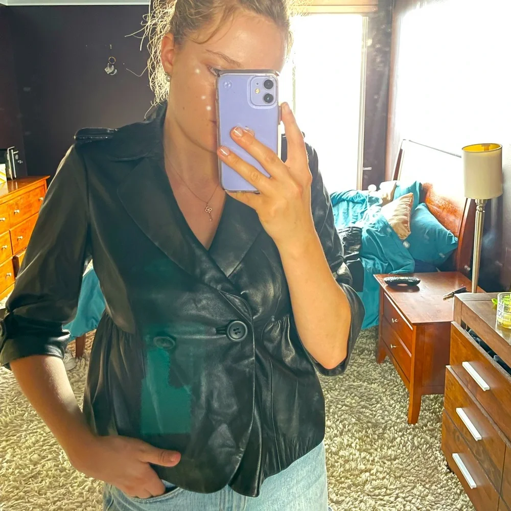 100% leather jacket - Picture 3 of 7
